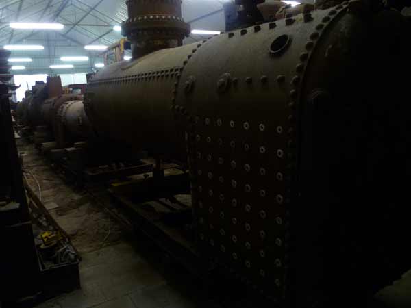 Dampfkessel in der Remise
