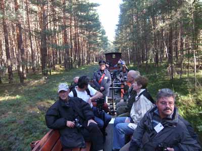 Fahrt im offenen Wagon